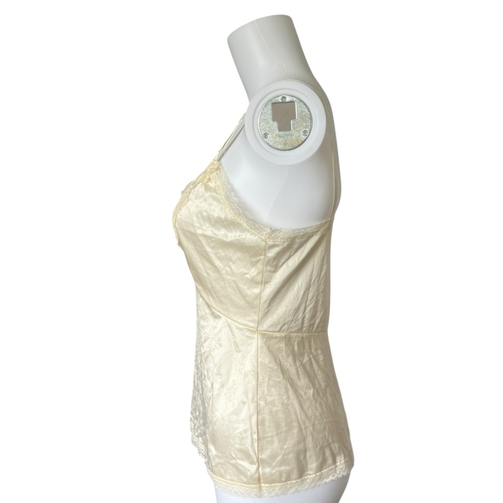 Vintage Y2K Lace Trim Camisole Fairy Coquette Romantic Festival lightweight - Picture 2 of 6
